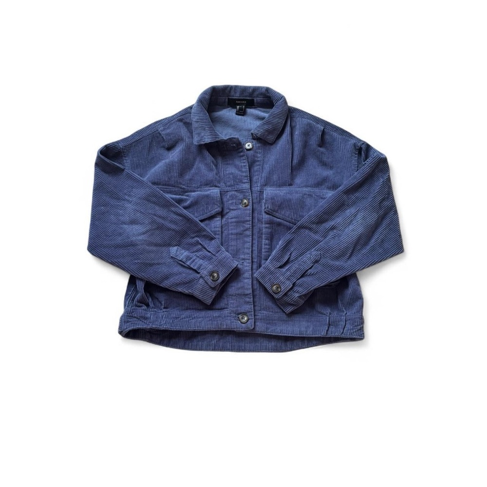 Forever 21 Women’s Navy Corduroy Jacket